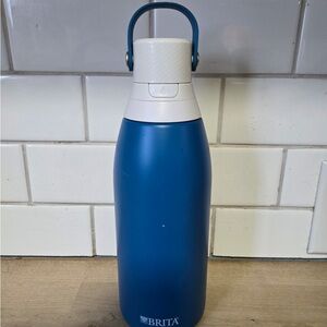 Brita Navy and White Water Bottle